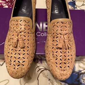 Vaneli Roman Natural Cork Loafers With Tassel Size 6 1/2 M